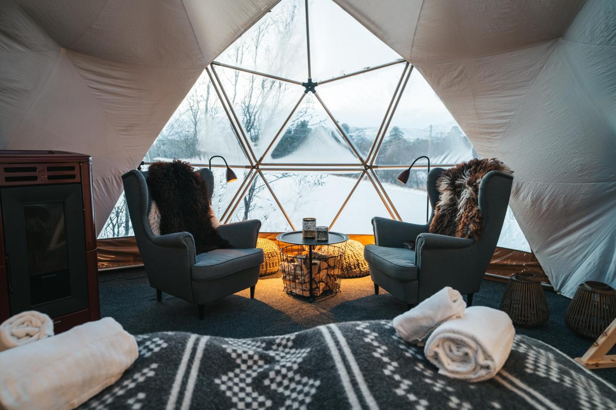 Aera - Glass Cabins Tromso Ngoại thất bức ảnh